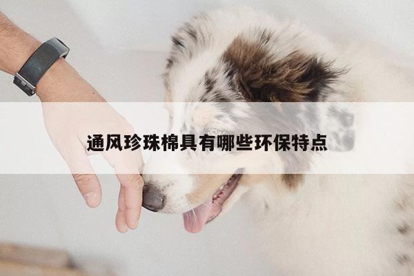 通风珍珠棉具有哪些环保特点