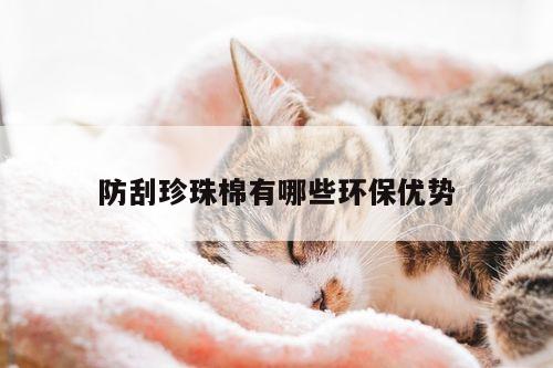 防刮珍珠棉有哪些环保优势