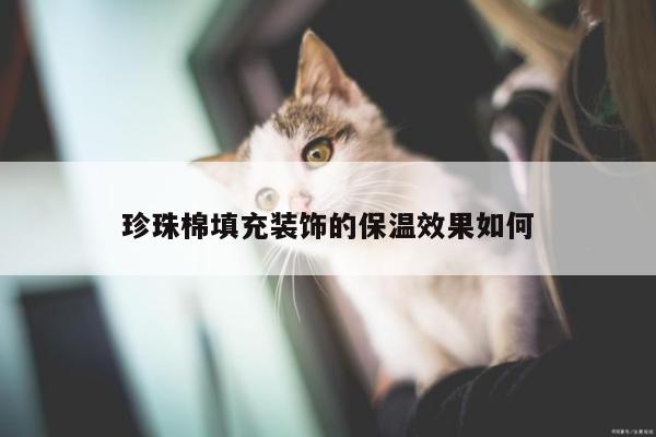 珍珠棉填充装饰的保温效果如何